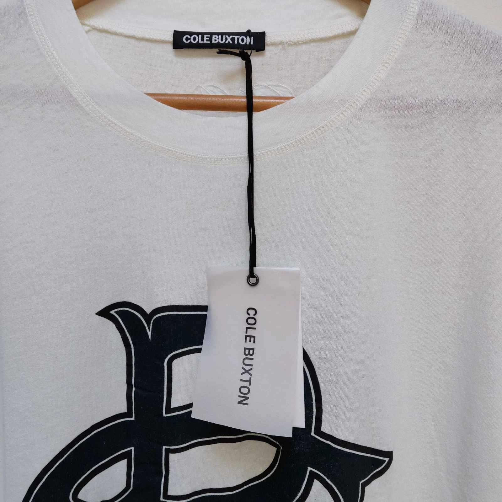 Cole Buxton Size XL T-Shirt CB Béisbol Vintage Blanco bosque/Verde Negro – photo 8